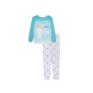 Disney Princess Toddler Girls Frozen Pajama Set, 2 Pieces Multi Sz 2T